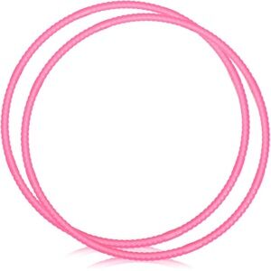 Pink Hula Hoop set of 2 - Lightweight Plastic Exercise Hoops